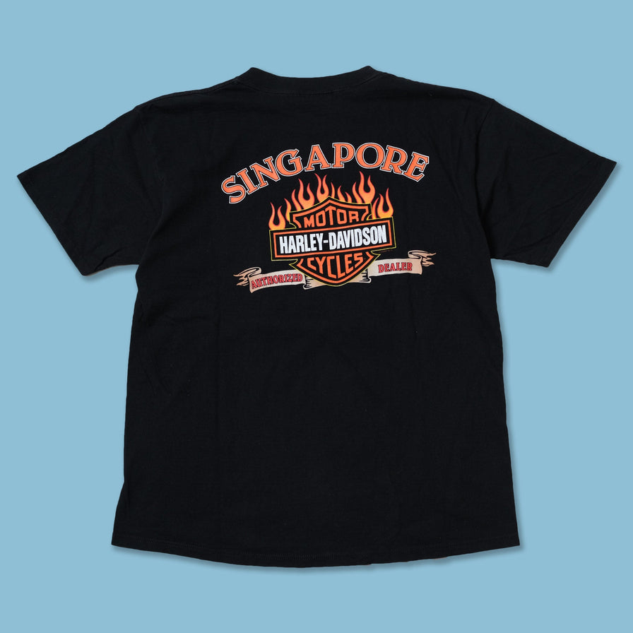Vintage 1999 Harley Davidson Singapore T-Shirt XLarge