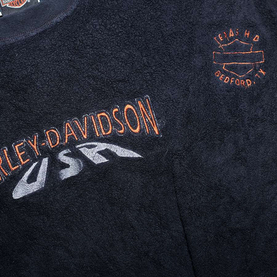 Vintage Harley Davidson Terry Sweater Large