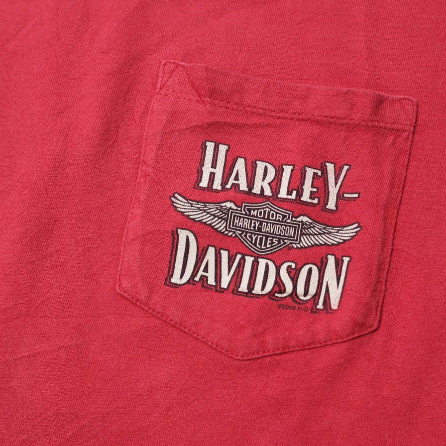 Vintage Harley Davidson Pocket T-Shirt XLarge / XXL