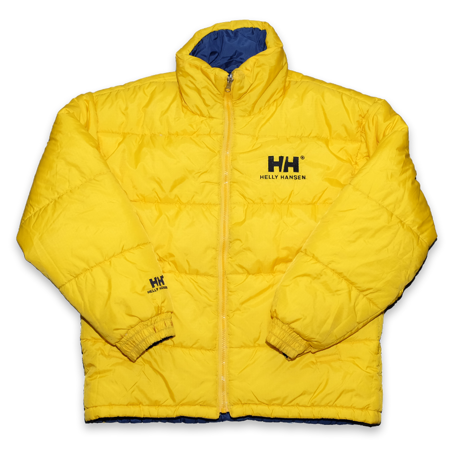 Vintage Helly Hansen Reversible Puffer Jacket Small - Double Double Vintage