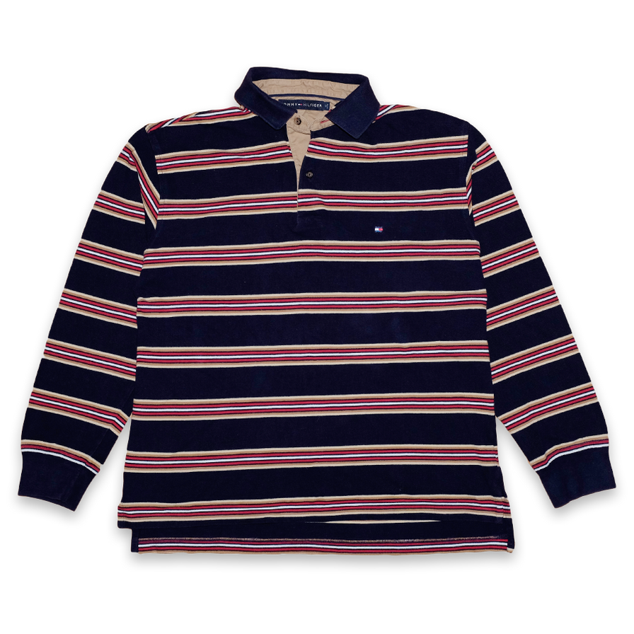 Vintage Tommy Hilfiger Polo Longsleeve Medium - Double Double Vintage
