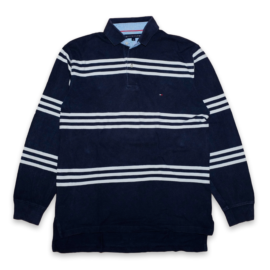 Vintage Tommy Hilfiger Polo Longsleeve Large - Double Double Vintage