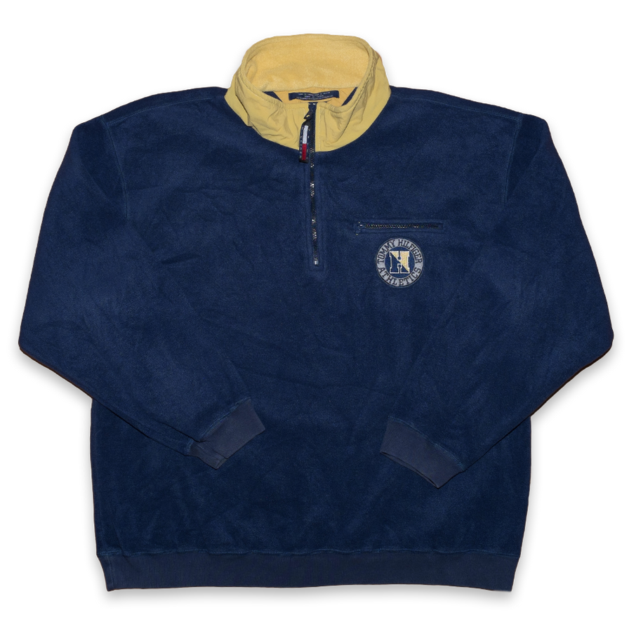 Vintage Tommy Hilfiger Athletics Fleece XLarge - Double Double Vintage