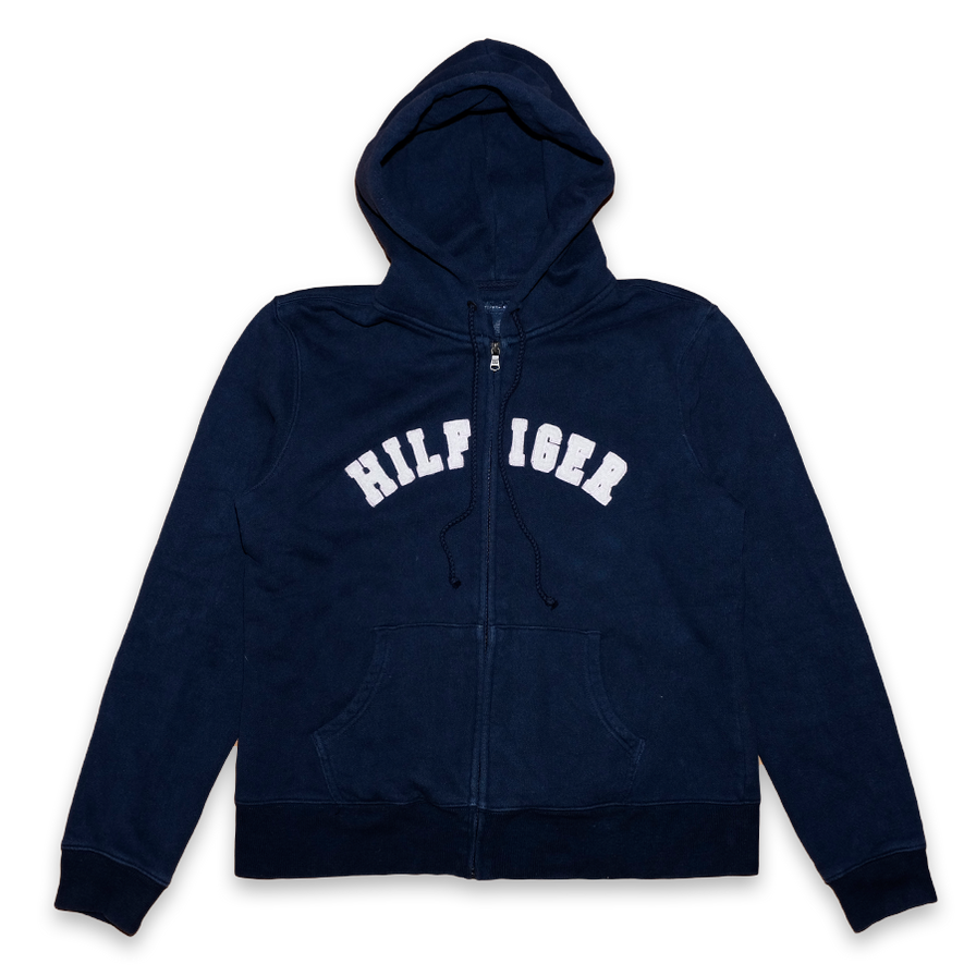 Womens Tommy Hilfiger Zip Hoodie Large - Double Double Vintage
