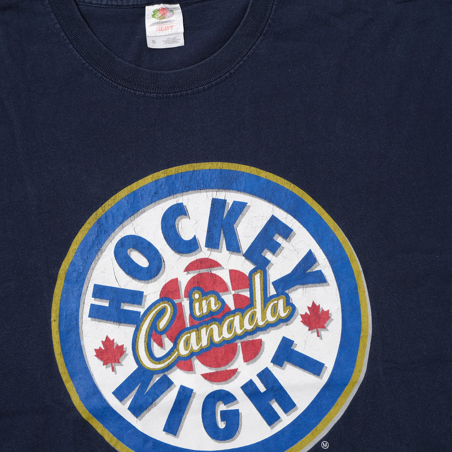 Vintage Hockey Night T-Shirt XLarge