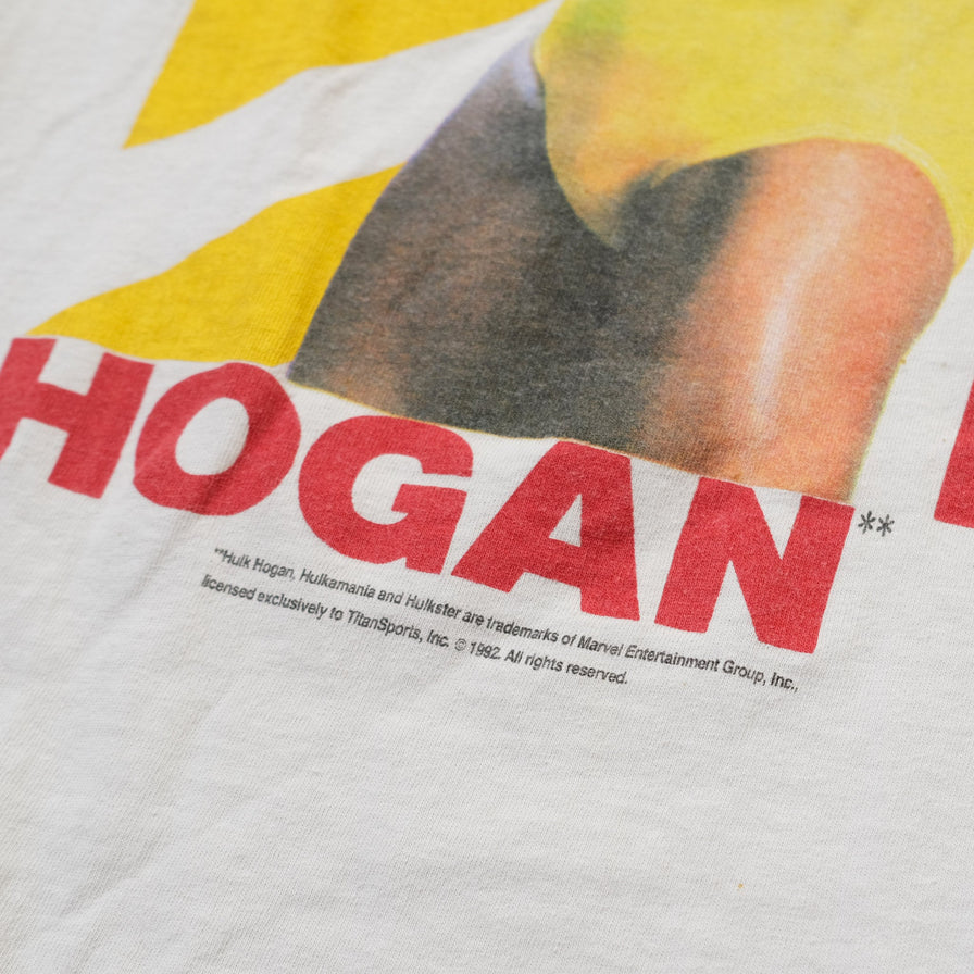 Vintage 1992 Hulk Hogan Women's T-Shirt Small