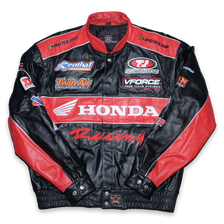 Vintage Honda Leather Racing Jacket Large - Double Double Vintage