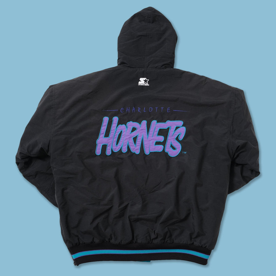 Vintage Starter Charlotte Hornets Jacket XLarge
