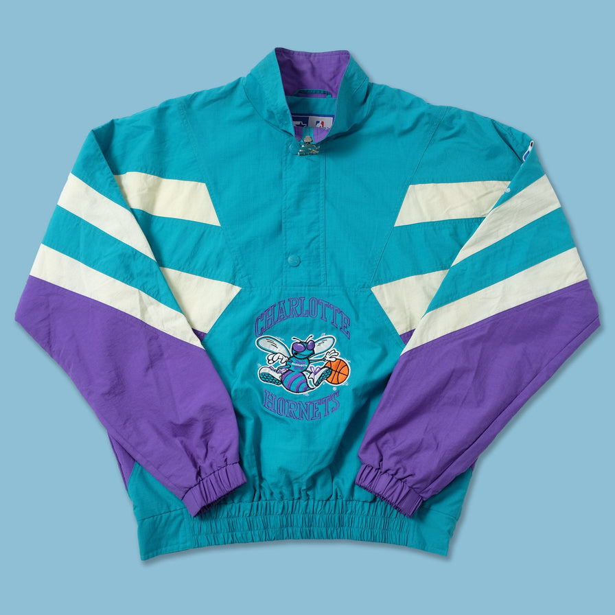 Vintage Starter Deadstock Charlotte Hornets Windbreaker Large