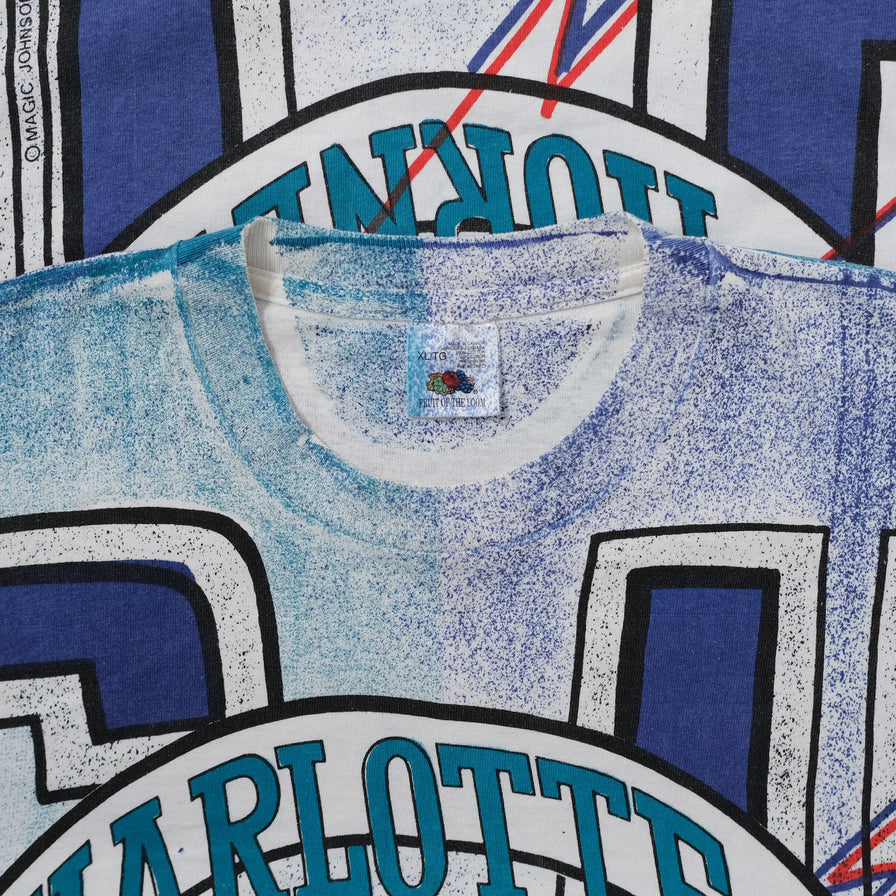 Vintage Charlotte Hornets T-Shirt XLarge