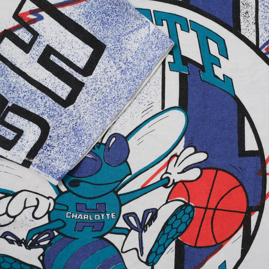Vintage Charlotte Hornets T-Shirt XLarge