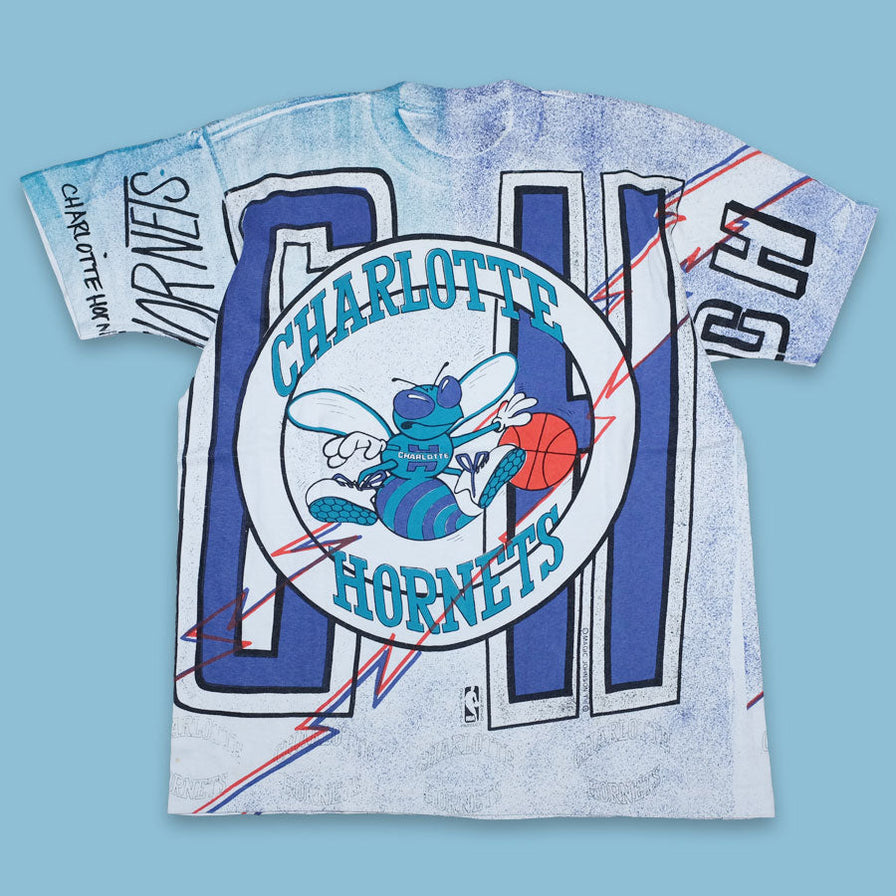 Vintage Charlotte Hornets T-Shirt XLarge - Double Double Vintage