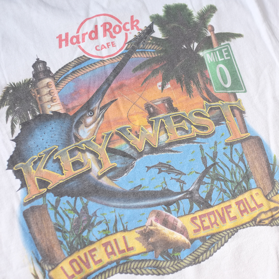 Hard Rock Cafe Key West T-Shirt Medium / Large - Double Double Vintage