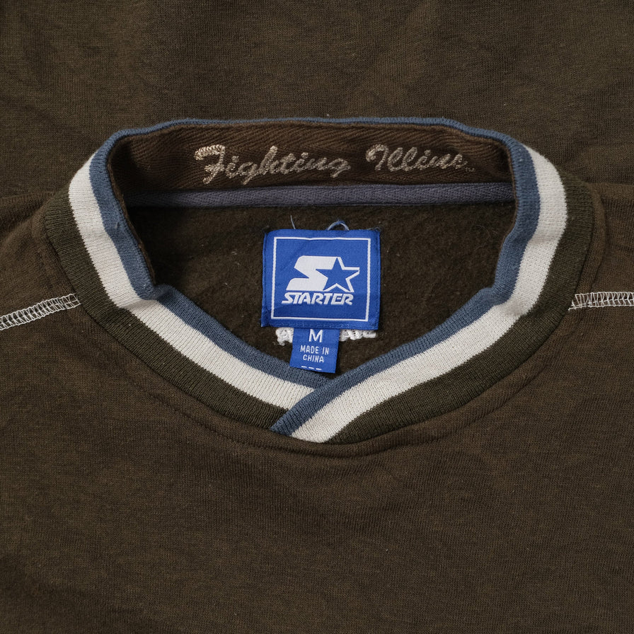 Vintage Starter Illinois Sweater Medium