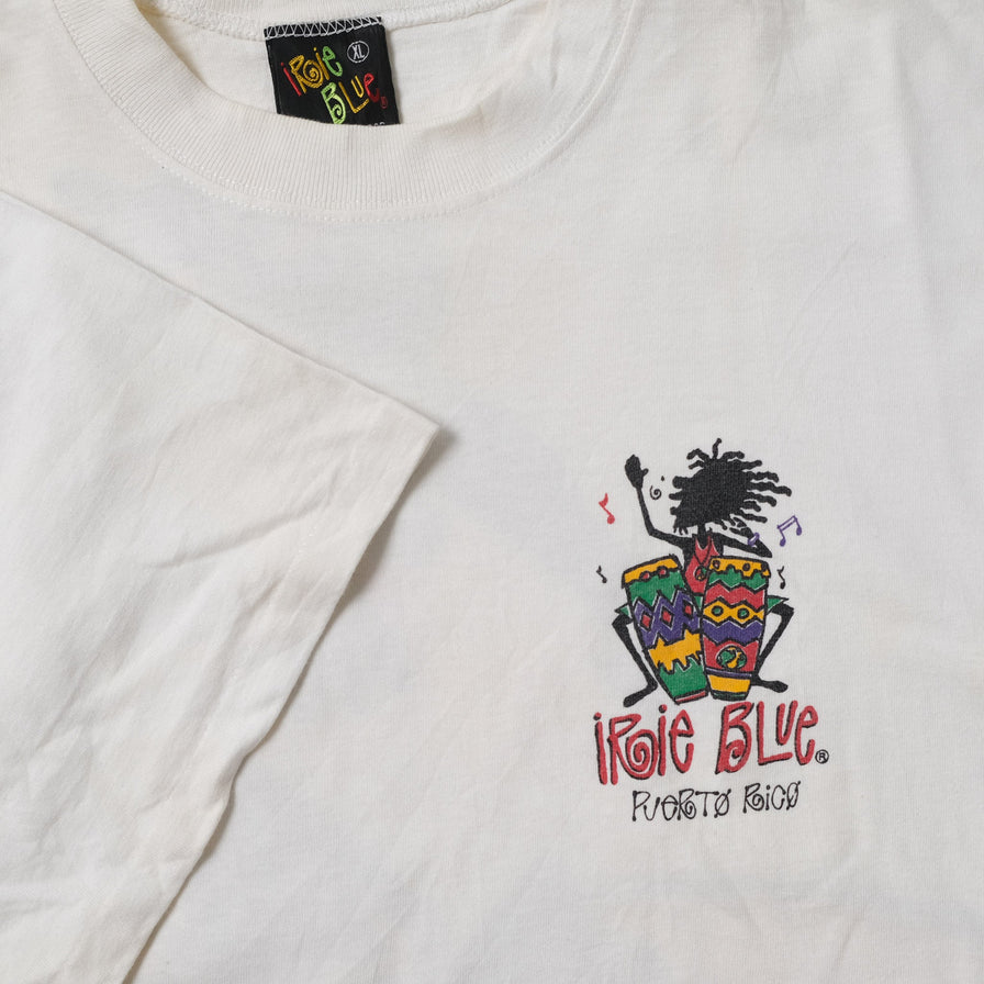 Vintage Irie Blue Puerto Rico T-Shirt XLarge