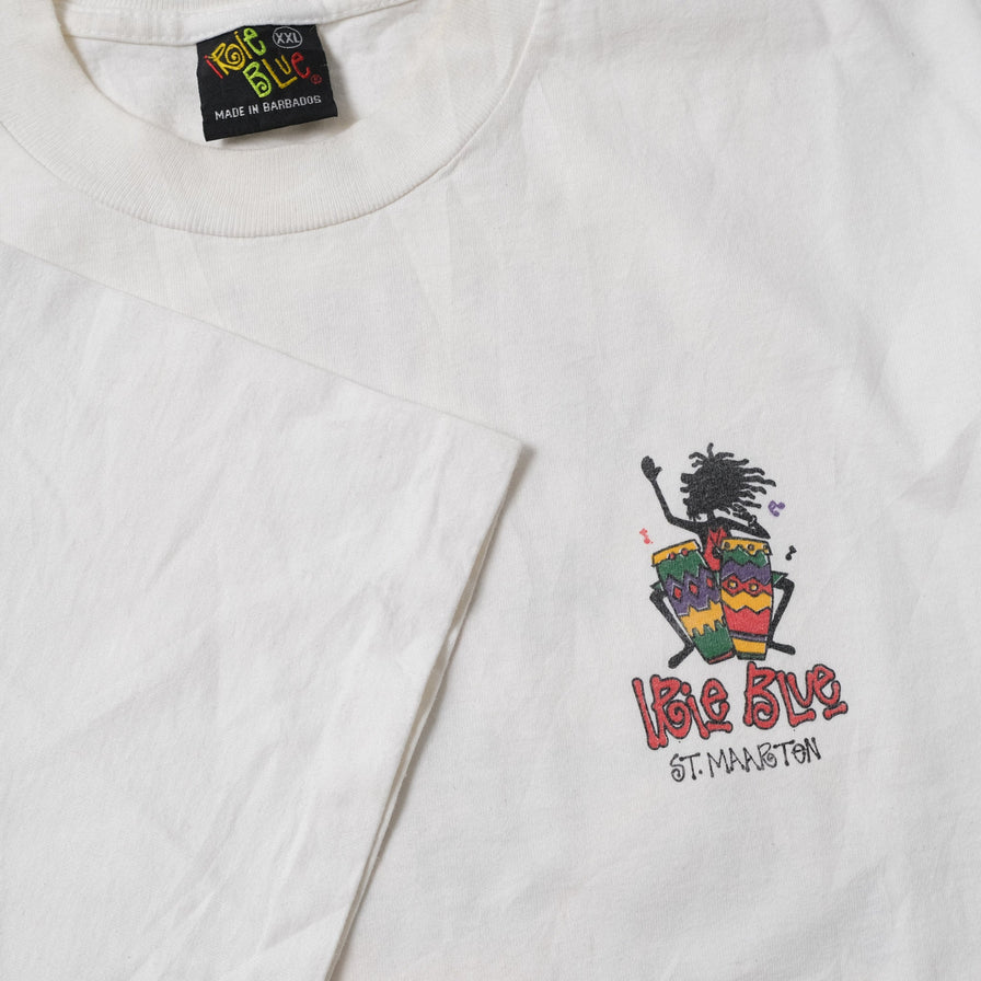 Vintage Irie Blue St. Maarten T-Shirt XLarge / XXL