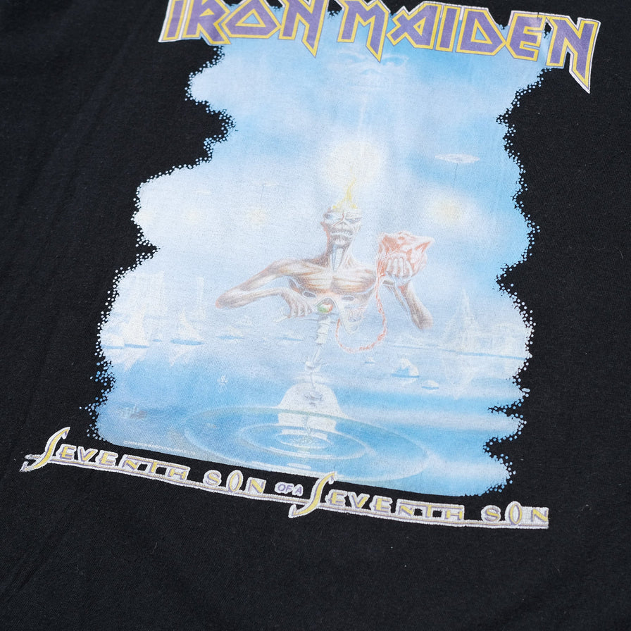 Vintage 1988 Iron Maiden Seventh Son T-Shirt Small / Medium