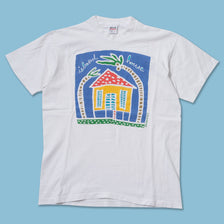 Vintage 1995 Big Hed Designs island house T-Shirt Large
