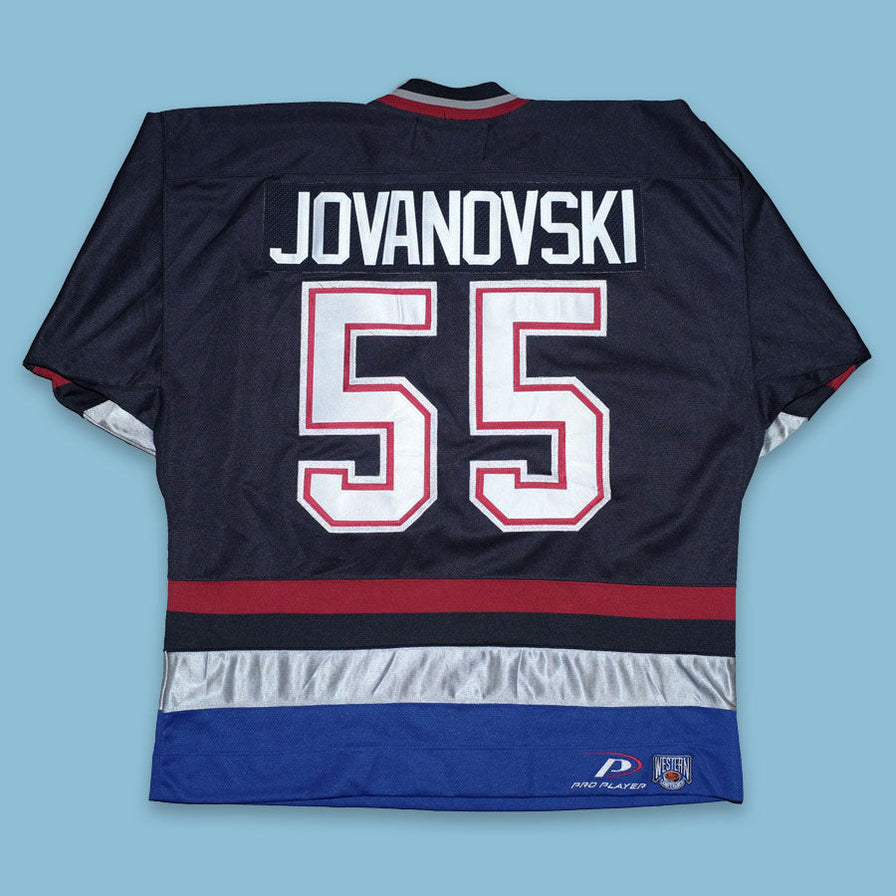 Vintage Vancouver Canucks Jovanovski Jersey XLarge - Double Double Vintage