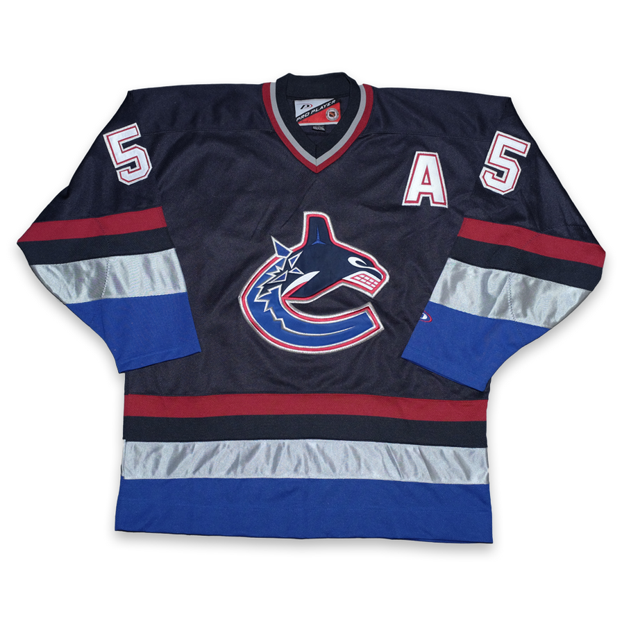 Vintage Vancouver Canucks Jovanovski Jersey XLarge - Double Double Vintage