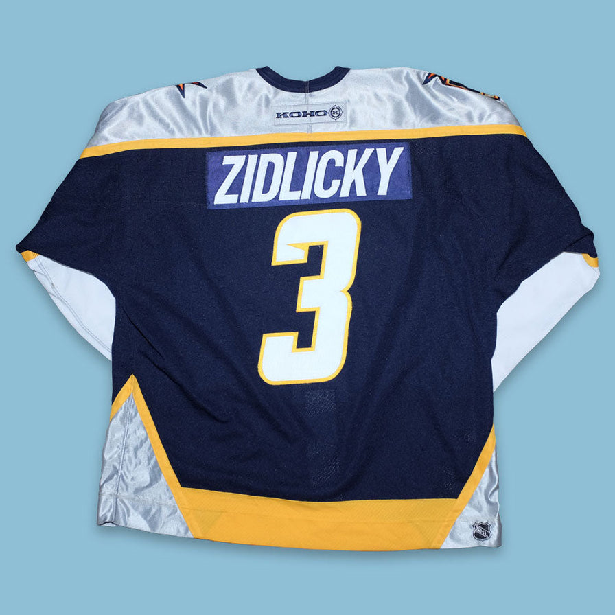 Vintage Nashville Predators Zidlicky Jersey XLarge / XXL - Double Double Vintage