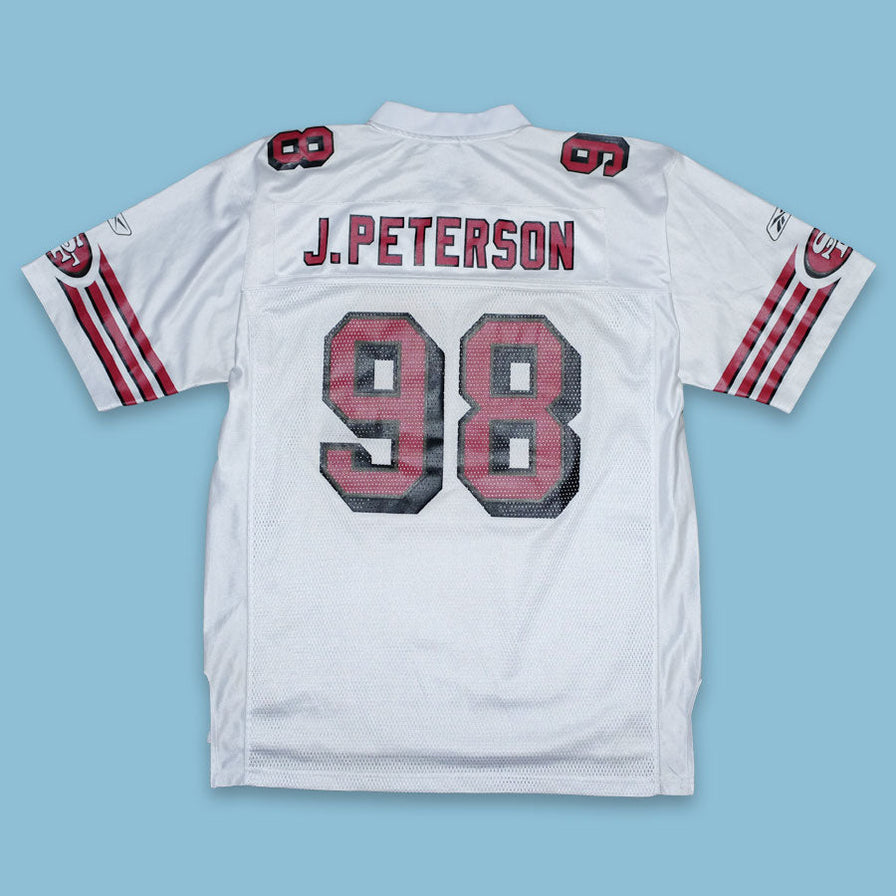 Vintage Reebok San Francisco 49ers Peterson Jersey XLarge - Double Double Vintage