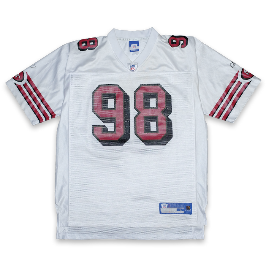 Vintage Reebok San Francisco 49ers Peterson Jersey XLarge - Double Double Vintage