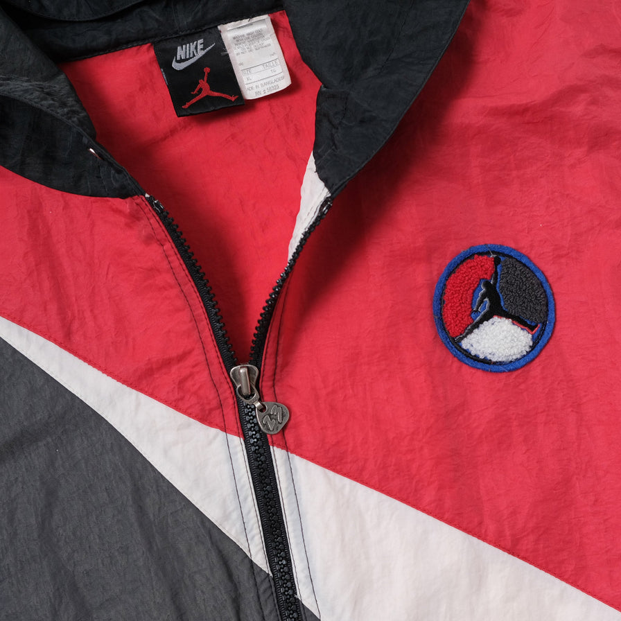 Vintage Nike Jordan Hooded Track Jacket XLarge