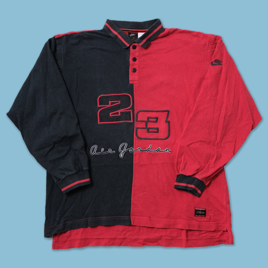 Vintage Nike Jordan Long Polo XLarge