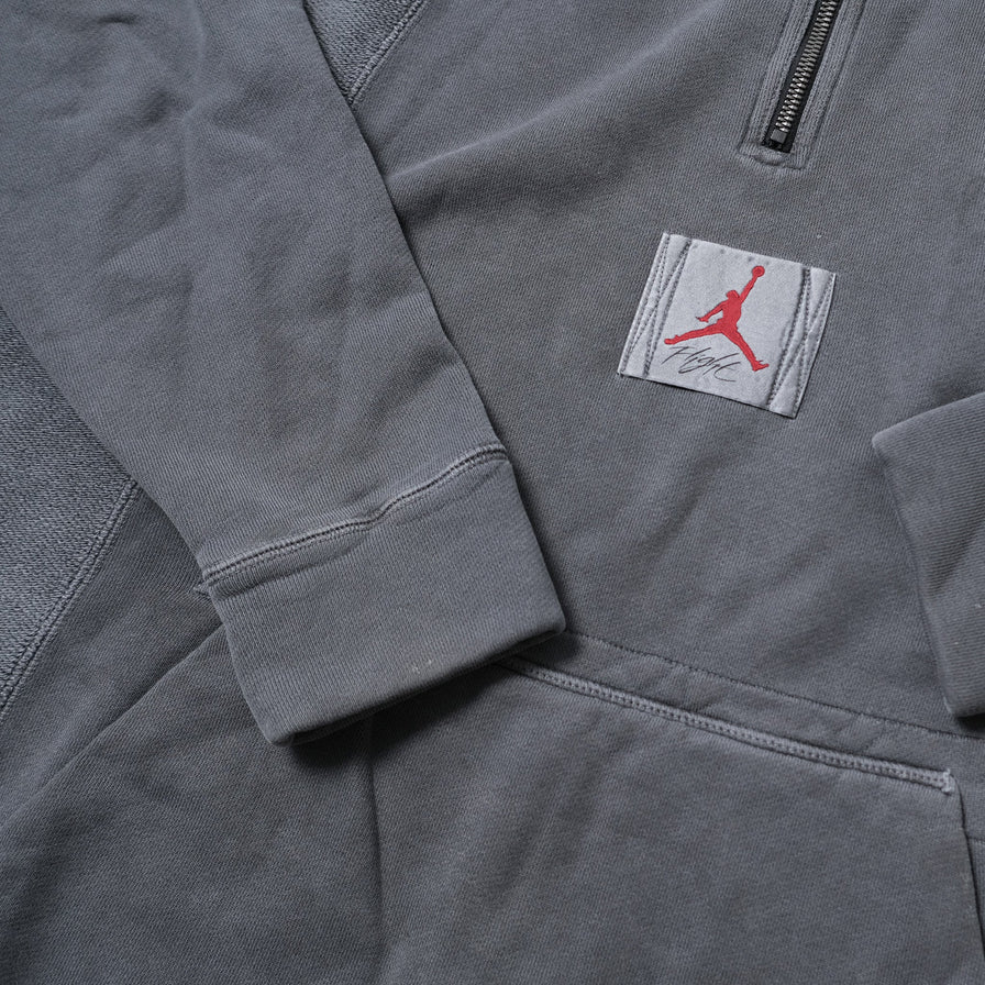 Vintage Nike Jordan Flight Q-Zip Sweater XLarge