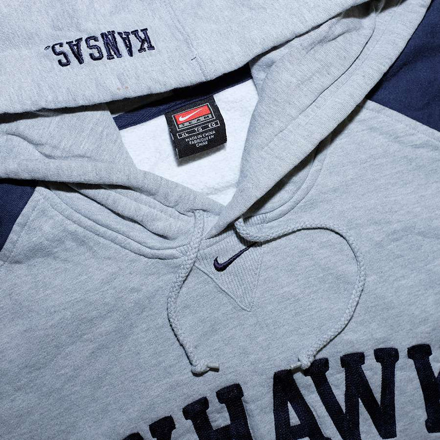 Vintage Nike Kansas Jayhawks Hoody XLarge