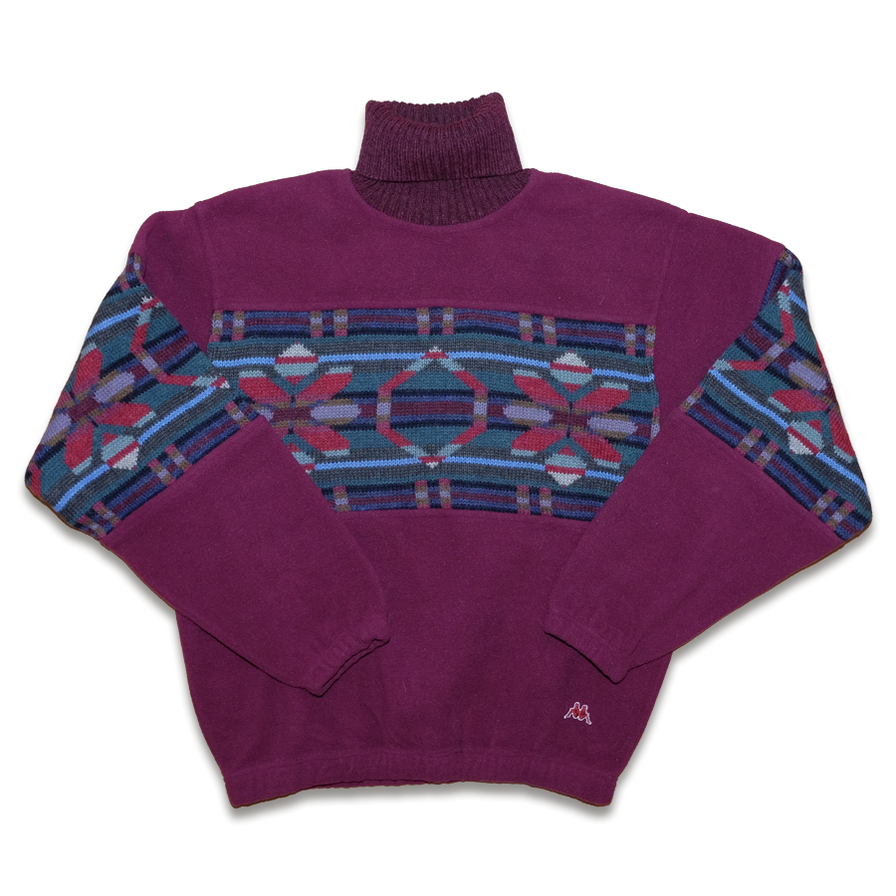 Vintage Kappa Turtleneck Fleece Medium / Large - Double Double Vintage