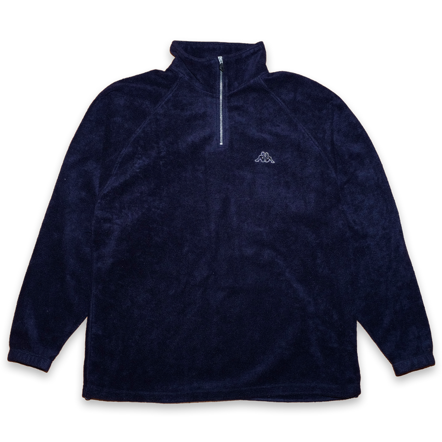 Vintage Kappa Q-Zip Fleece XXLarge - Double Double Vintage