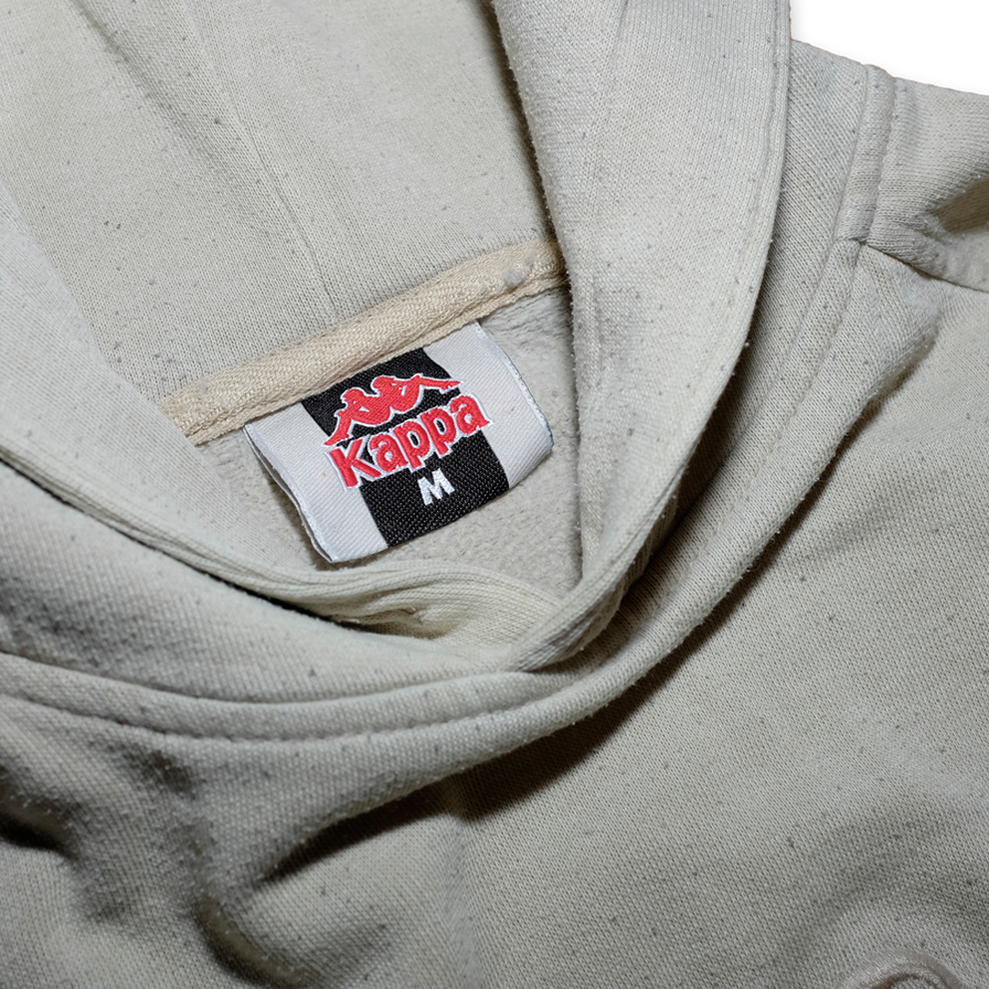 Women Vintage Kappa Logo Hoodie Medium - Double Double Vintage