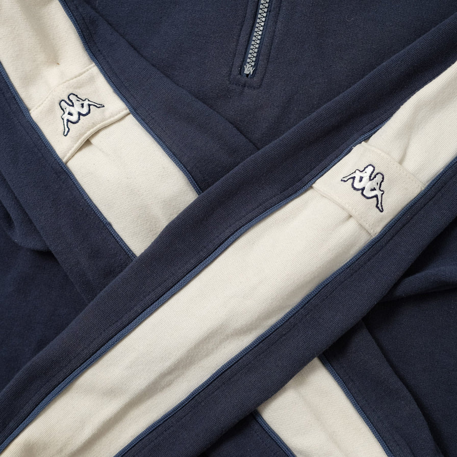 Vintage Kappa Q-Zip Sweater Large