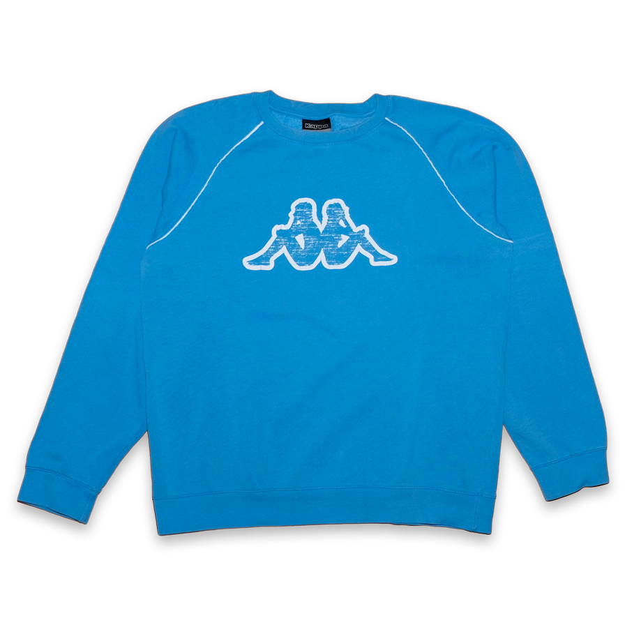 Vintage Kappa Logo Sweatshirt Large - Double Double Vintage