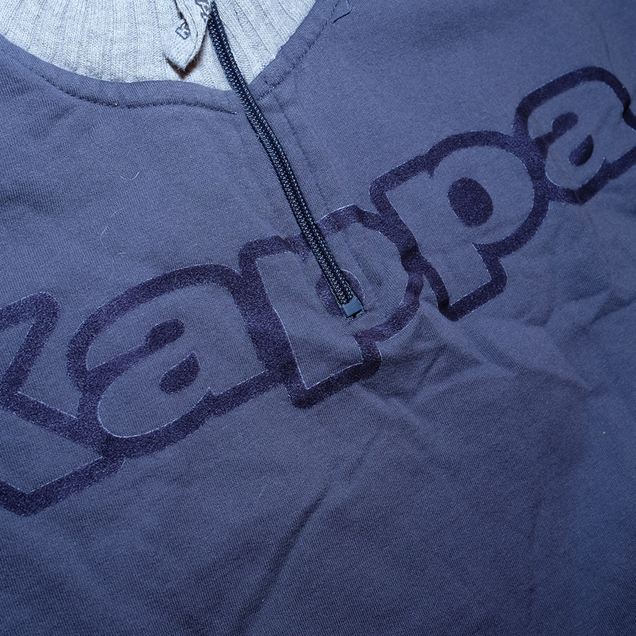 Kappa Q-Zip Sweater Small - Double Double Vintage