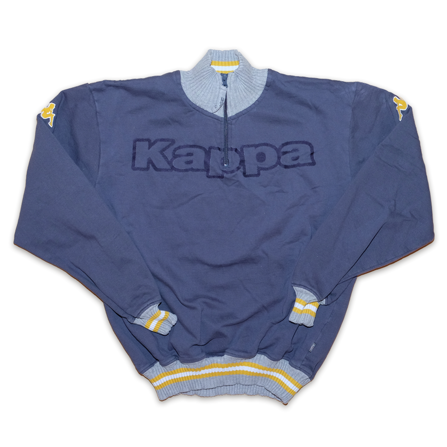 Kappa Q-Zip Sweater Small - Double Double Vintage