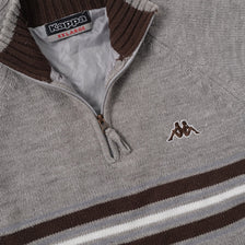 Vintage Kappa Q-Zip Knit Sweater XLarge