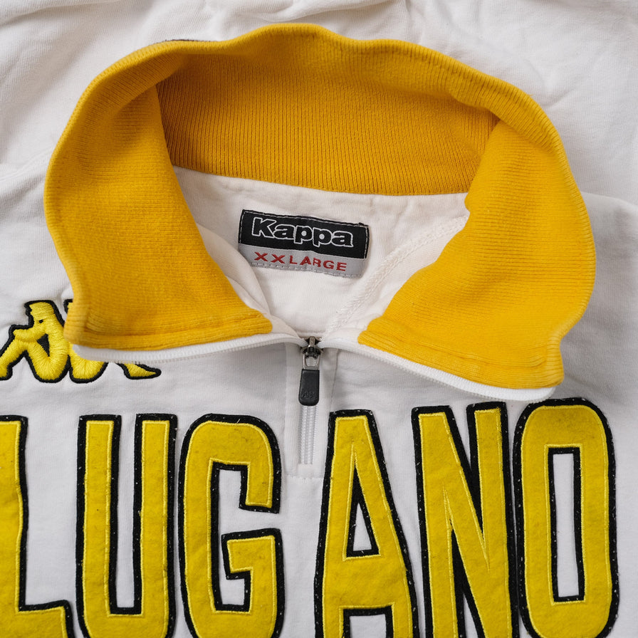 Vintage Kappa Lugano Q-Zip Sweater XLarge