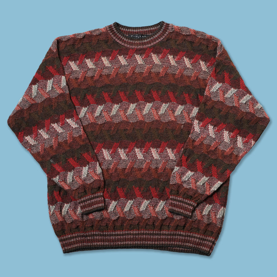Vintage Protege Coogi Style Sweater XLarge
