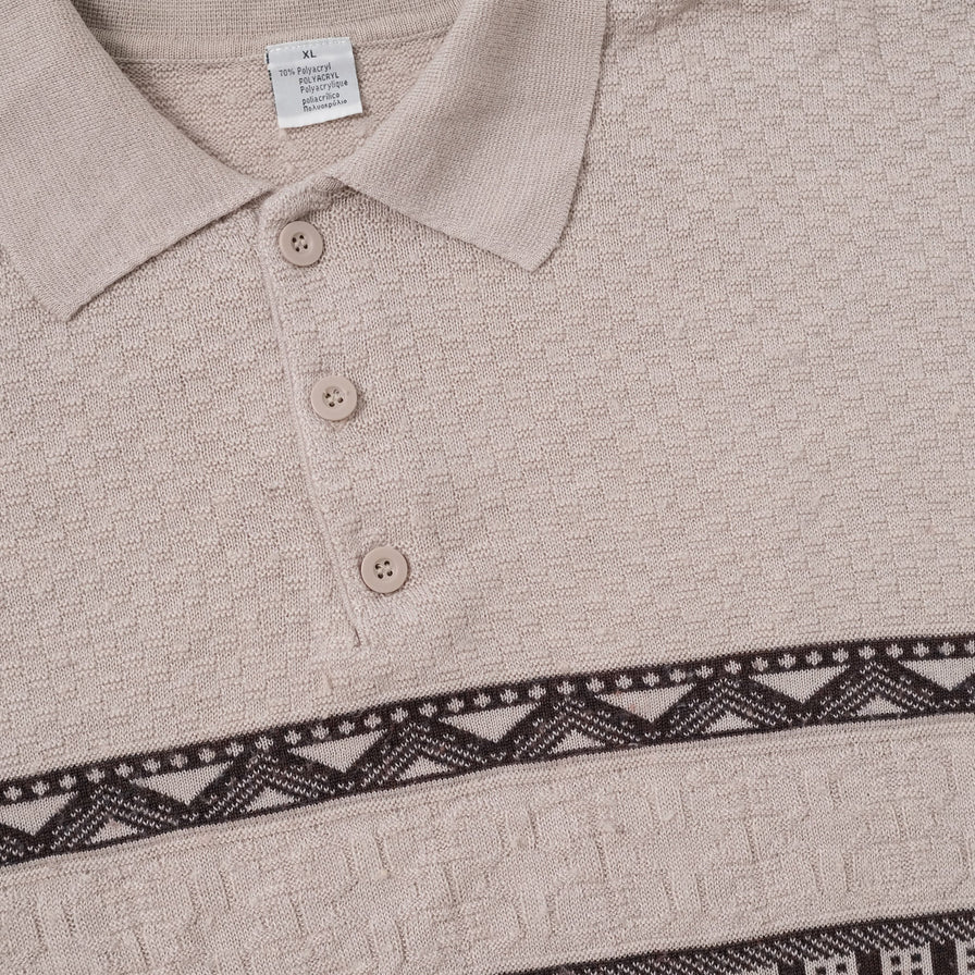 Vintage Knit Collar Sweater XLarge
