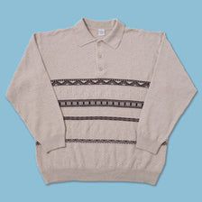 Vintage Knit Collar Sweater XLarge
