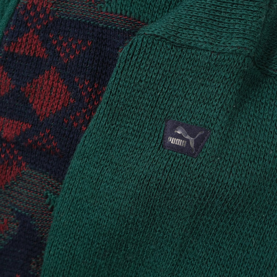Vintage Puma Knit Sweater Large