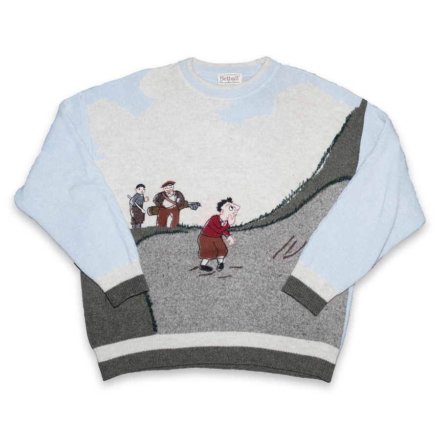 Vintage Golf Knit Sweater XLarge