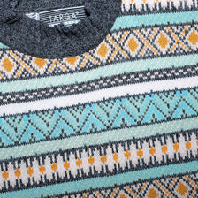 Vintage Women's Pattern Knit Sweater Medium - Double Double Vintage