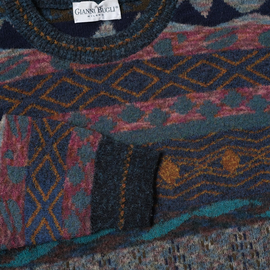 VIntage Gianni Bugli Knit Sweater Large
