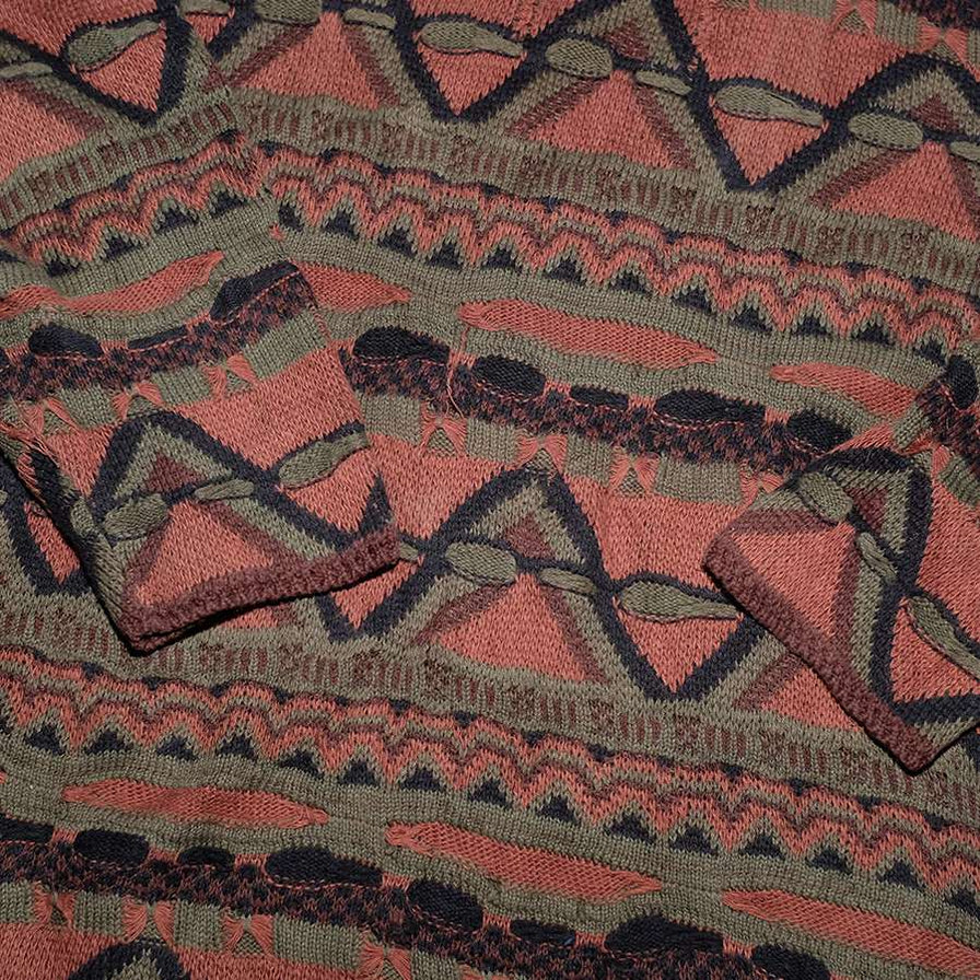 Vintage Mock Neck Coogi Style Sweater Medium