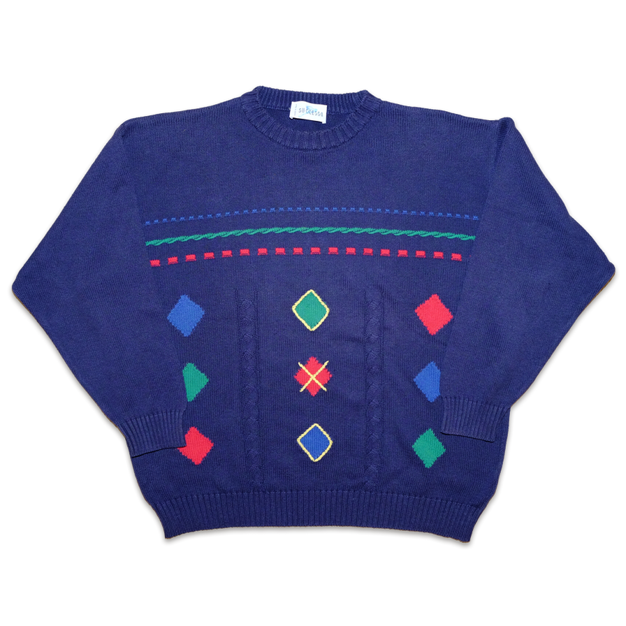 Vintage Knitsweater XLarge - Double Double Vintage