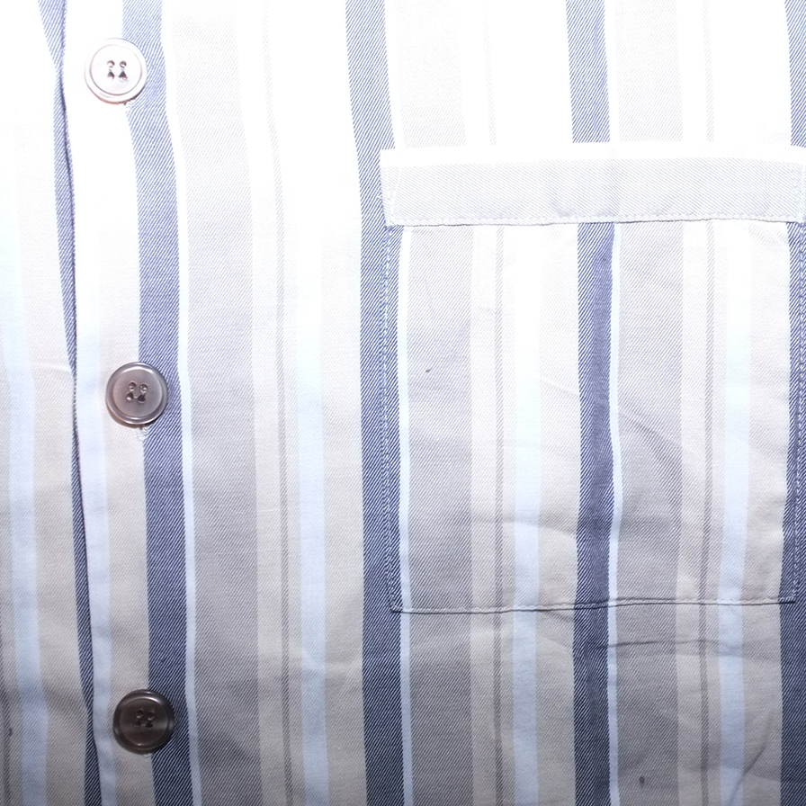 Vintage Vertical Stripe Shirt Large - Double Double Vintage